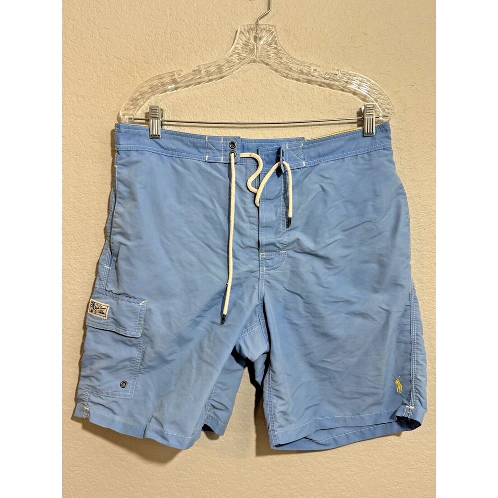 Polo Ralph Lauren men's size M board short swim trunks‎ Blue